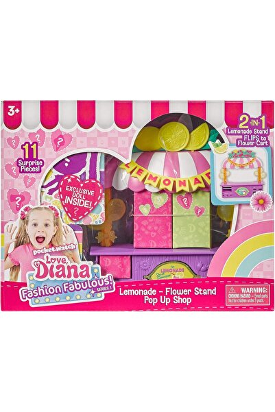 Far Out Toys الحب، ديانا، عرض ديانا للأطفال، دمية فابيولوس فاشون مع عصير اللي...