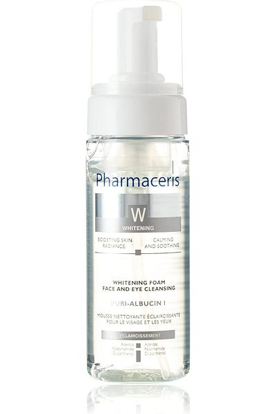 Pharmaceris W-1 Puri-albucin I- رغوة تبييض لتنظيف العيون والوجه
