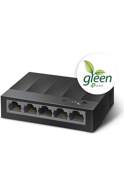 TP-LINK LS1005G 5-Port Desktop Switch (5 x Gigabit Auto-Negotiation RJ45 Ports, IEEE 802.3x, Plug an