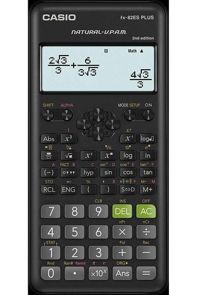Casio FX-82ESPLUS 2nd Edition CASIO FX-82ES PLUS 2nd Edition | Non-programmable Scientific Calculato