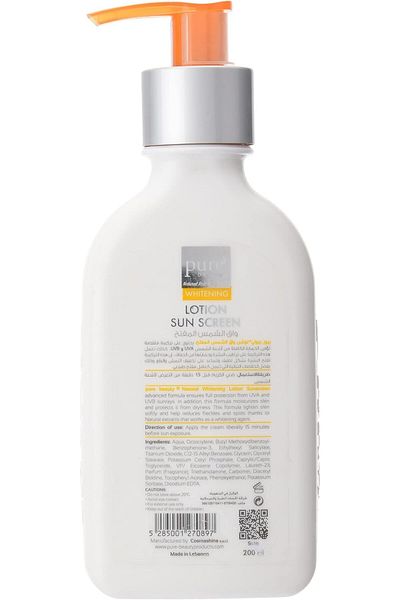 PURE BEAUTY Pure Beauty Whitening Sunscreen Lotion SPF50+