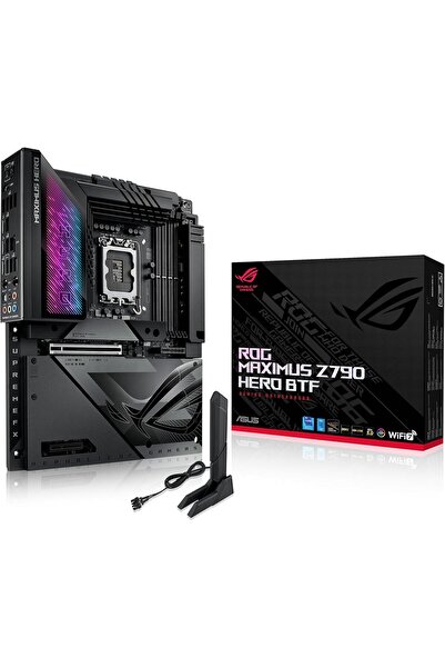 ASUS اللوحة الأم ROG Maximus Z790 Hero BTF، LGA 1700 ATX، تصميم موصلات مخفية،...