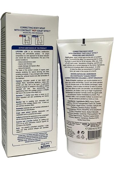 Revuele - Slim & Detox Fat Burner Cream Mask for Intense Weight Loss - 200ml