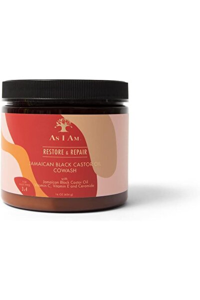 As I Am زيت الخروع الأسود الجامايكي كووش - 16 أونصة