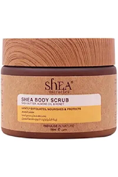 Shea Miracles مقشر الجسم SHEA MIRACLES بزيت اللوز والعسل، 500 مل