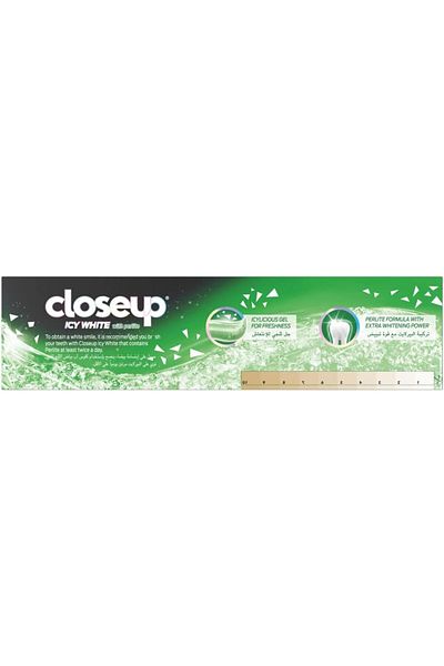 Closeup كلوز اب معجون اسنان 75مل بياض الثلج مع البيرلايت - اخضر