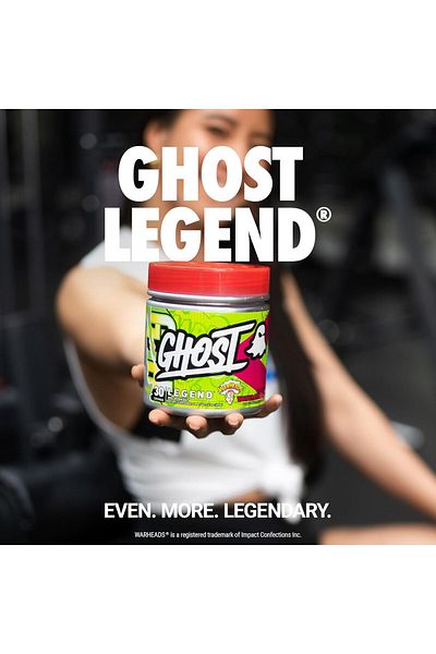 Ghost Legend V3 Pre-Workout Powder, Warheads Sour Watermelon - 30 Servings – Pre-Workout for Men & W