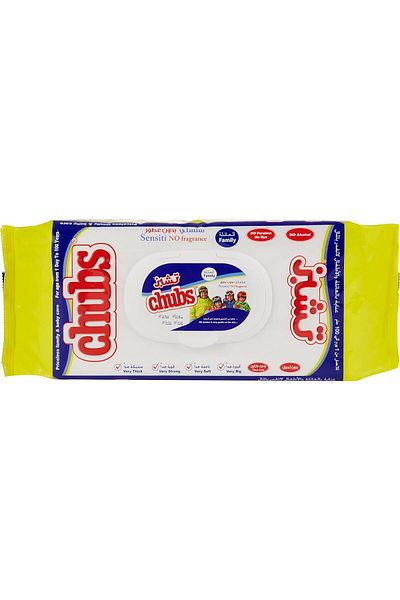 chubs Chubs Baby Wipes 40 Unscented/Sensitive Wipes