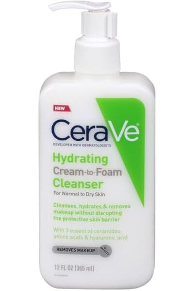 CeraVe Cleanser Hydrating Cream-to-Foam