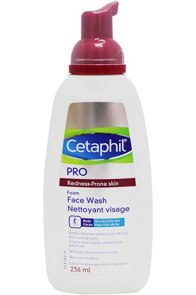 Cetaphil غسول رغوي سيتافيل برو لعلاج الاحمرار 236 مل