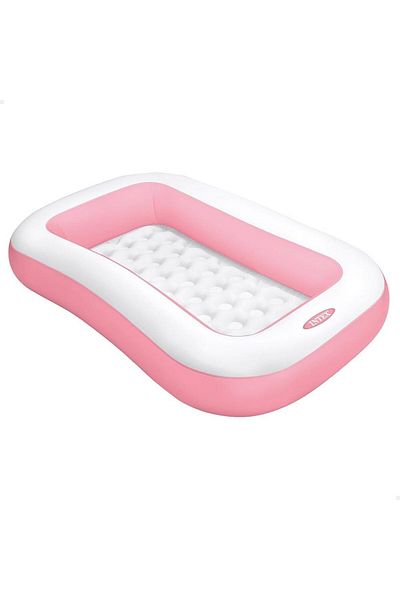 Intex حوض سباحة مستطيل من إنتكس بمقاس قابل للنفخ: 166 سم × 100 سم × 25 سم (58423NP)