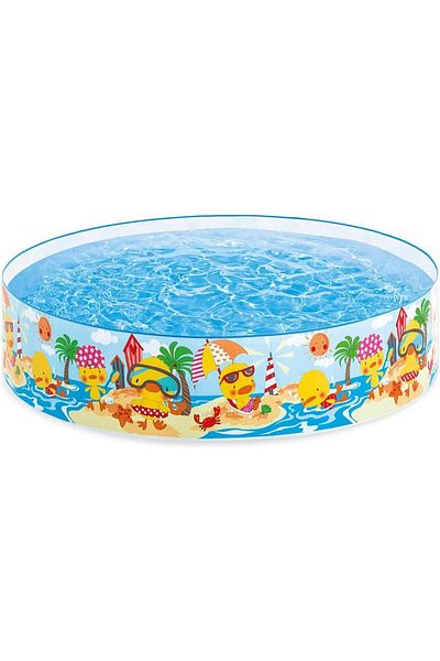 Intex 4' Duckling Snapset Pool Multi-Colour