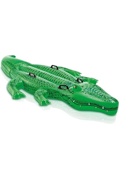 Intex Intex Giant Gator Ride-On - Aufblasbarer Reittier - 203 x 114 cm