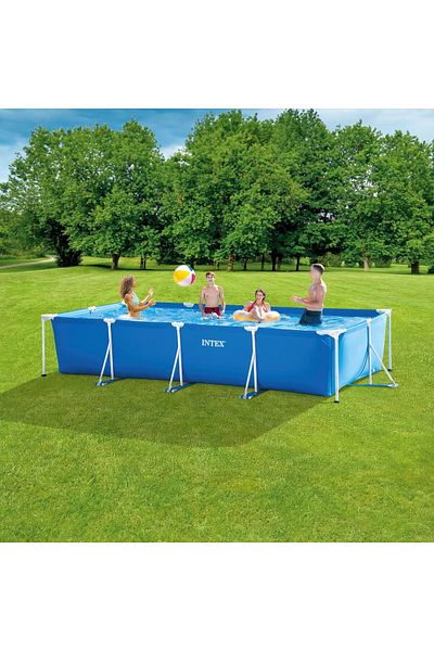 Intex Rectangular Metal Frame Pool - 28273
