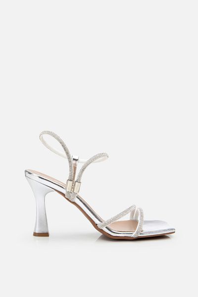 Yaya by Hotiç Lame Damen Sandalen 01SAY 308220 A210