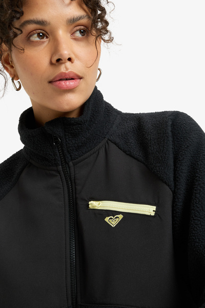 Roxy Erjpf03197-Kvj0 Anthracite Sweatshirt