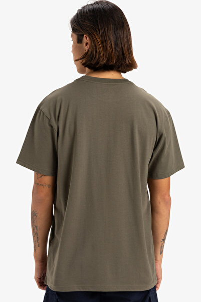 Quiksilver Ανδρικό μπλουζάκι με κοντό μανίκι. Φιγούρες περιλαμβάνονται:, Συλλογή: Συλλογή Sportsline, Fabri