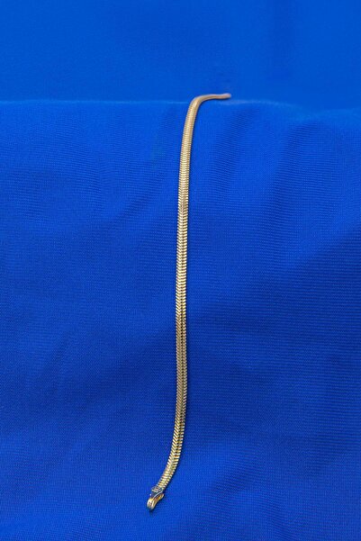 Fiyonk Kuyumculuk 14 Ayar Altın İnce Balıksırtı Bileklik