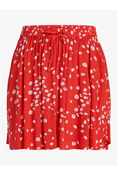 Roxy Mini-Skirt für Damen – leicht bedrucktes, langlebiges Crinkle-Gewebe