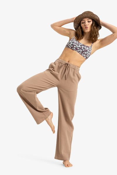 Roxy Elastic Waist Pants for Women - Sportline Collection