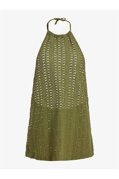 Roxy Strandkleid für Damen – Algodon Crochet Textile [175 g/m2], Cut