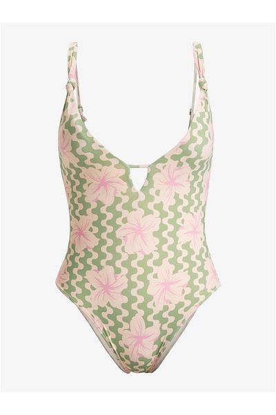 Roxy Dámské jednodílné plavky Marinha Collection - S Fabric