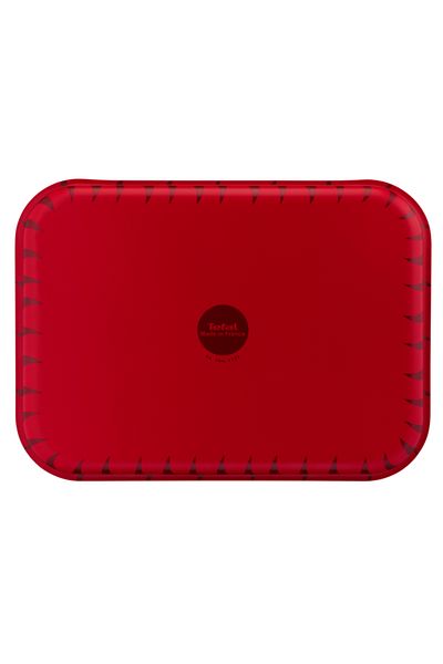 TEFAL طبق فرن | Les Specialistes 22X29cm | طلاء غير لاصق | ألومنيوم | أحمر Bugatti | J5714982