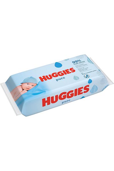 Huggies Pure Baby Wipes, 56 each