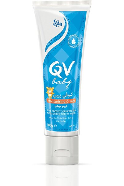 Qv كريم ترطيب للأطفال 100 جرام - ترطيب لطيف لبشرة الطفل الحساسة، مضاد للحساسي...