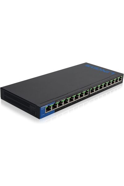 Linksys LGS116P 16-Port Business Desktop Gigabit PoE+ Switch, LGS116P-UK