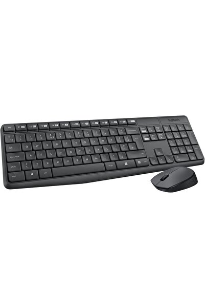 logitech Mk235 Wireless Keyboard And Mouse Combo For Windows, 2.4 Ghz Wireles...