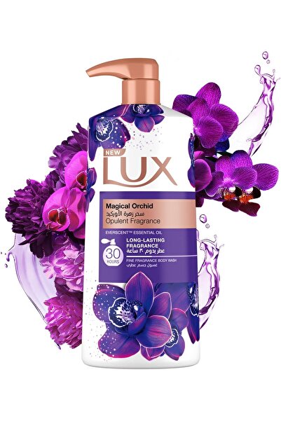 LUX غسول الجسم الفاخر برائحة الأوركيد السحرية الجديدة، رائحة تدوم لمدة 30 ساع...