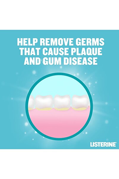 Listerine غسول الفم اليومي بنكهة النعناع المنعش، طعم أكثر اعتدالًا، نكهة النعناع، 250 مل