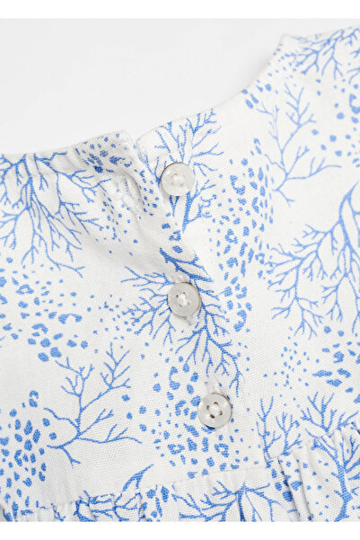 MANGO Woman Kız Bebek Kirik Beyaz Bluz 67066027