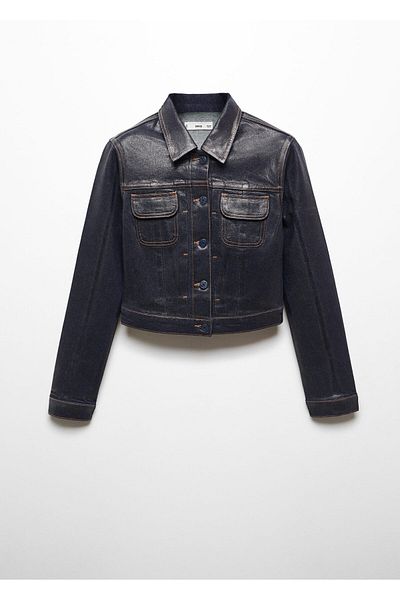 MANGO Woman Light Denim Women's Jacket 67093697