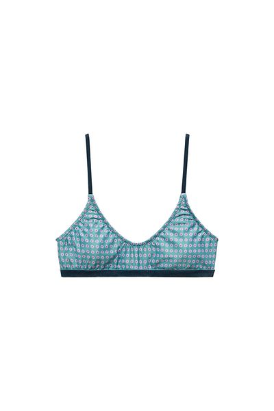 MANGO Woman Sutien pentru fete Petrol Blue 67040482