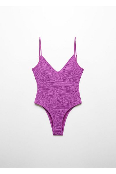 MANGO Purple Women's Swimsuit 67076734
