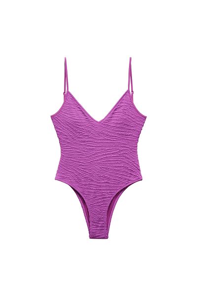 MANGO Purple Women's Swimsuit 67076734