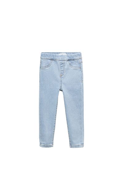 MANGO Woman Blugi Fetita Denim - Culoare Medie, Model67161009
