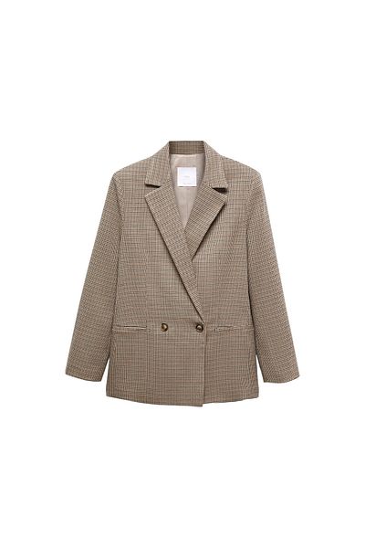 MANGO Women's Blazer Brown -67090462