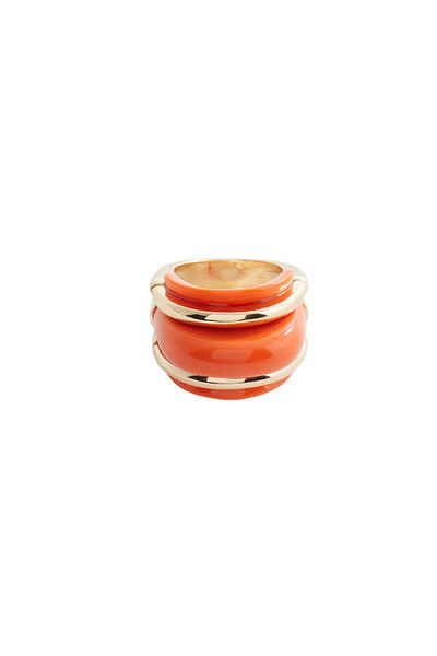 MANGO Women's Coral Ring 67086033