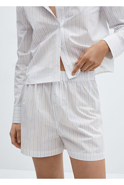 MANGO Woman Porselen Mavi Kadın  Pijama Altı 67077703