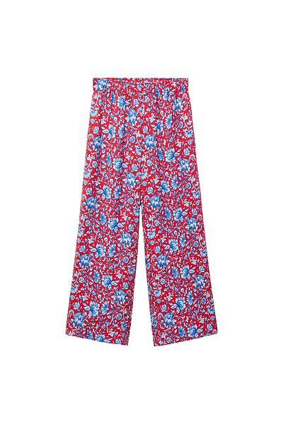 MANGO Red Women's Trousers 67038639
