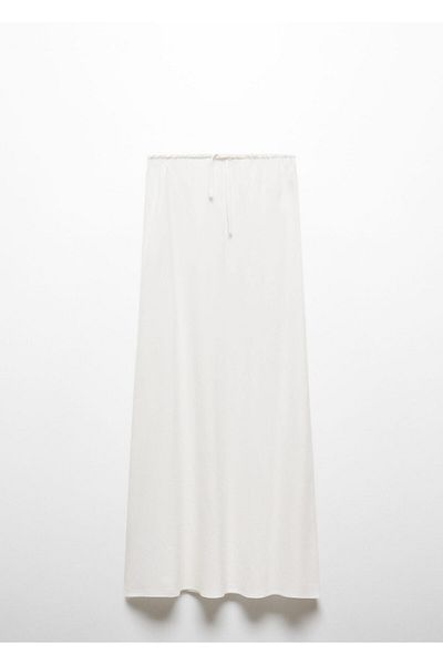 MANGO Woman Kirik White Girl's Skirt 67056744