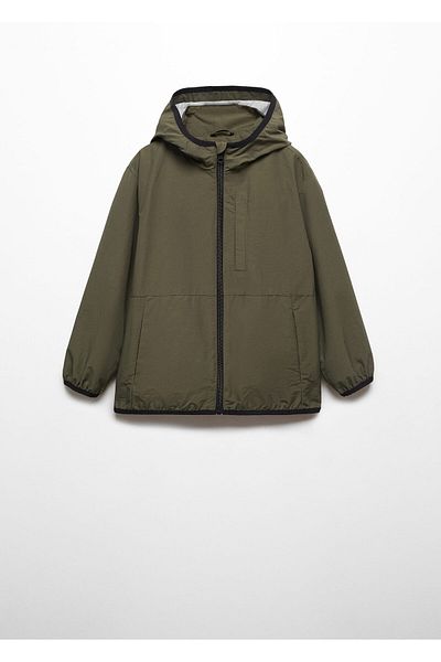 MANGO Khaki Boy's Coat 67093684