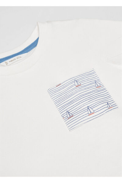 MANGO Woman Erkek Bebek Kirik Beyaz Pijama Altı 67036744