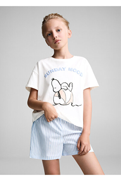 MANGO Woman Kız Çocuk Gök mavisi Pijama Altı 67046322