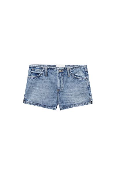 MANGO Woman Blue Women's Shorts & Bermuda 67027915