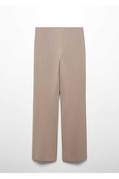 MANGO Women's Mole Gray Trousers 67094048