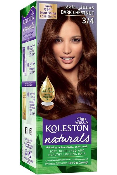 Wella ويلا كولستون ناتشرالز 3/4 كستنائي داكن 50-ملي لتر